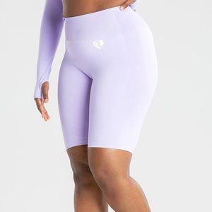 Lilac Seamless Cycling Shorts